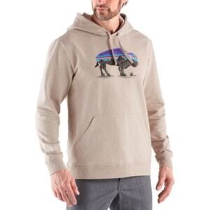 Patagonia fitz Roy Bison Midway pullover size large organic cotton men's Hoodie